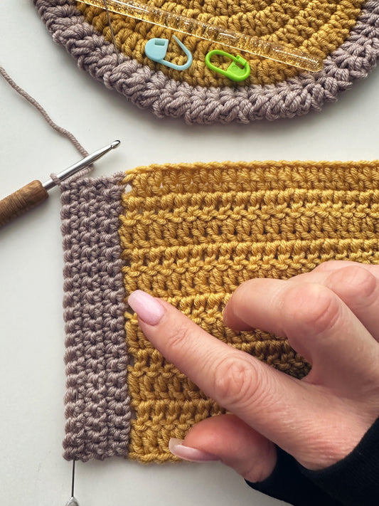 How To Crochet Clean Edge Along A Rough Edge
