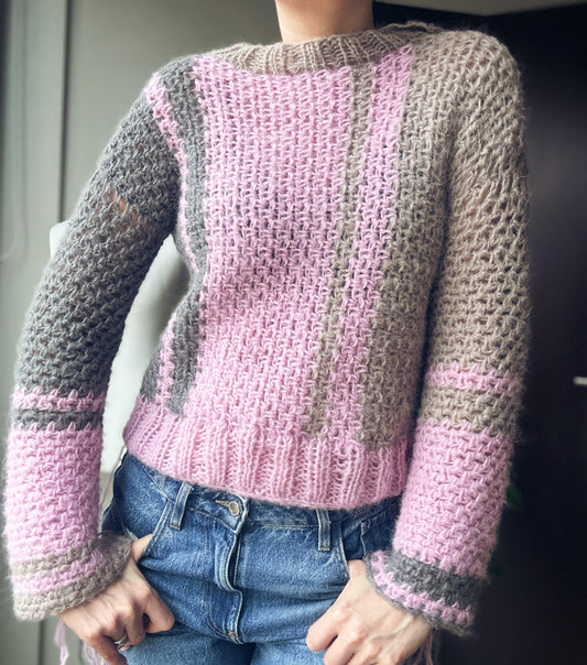 Easy Crochet Mohair Sweater