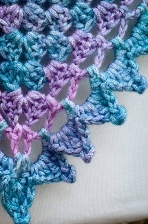 Crochet Pattern - Ocean Dreams Shawl