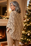 Crochet Pattern - Diamond Tears Cardigan (English + Spanish)