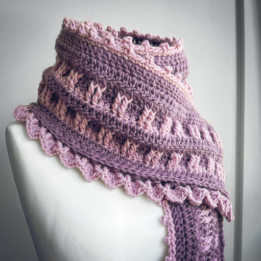 Crochet Pattern - Penelope Scarf