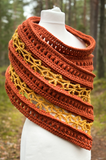 Crochet Pattern - Lacewood Scarf (English + Spanish)