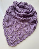 Crochet Pattern - Diamond Tears Shawl