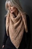 Crochet Pattern - Deep Lagoon Shawl (English + Spanish)