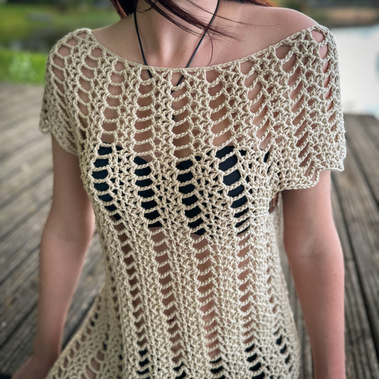 Crochet Pattern - Afelia Beach Dress