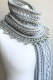 Crochet Pattern - Eloise Scarf (English + Spanish)
