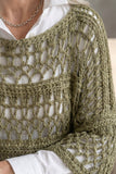 Crochet Pattern - Sunset Bloom Top (English+Spanish)