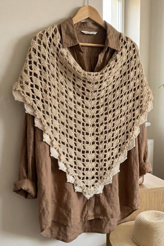 Crochet Pattern - Aurora Shawl