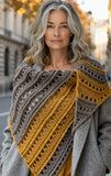 Crochet Pattern - Aria Shawl (English and Spanish)