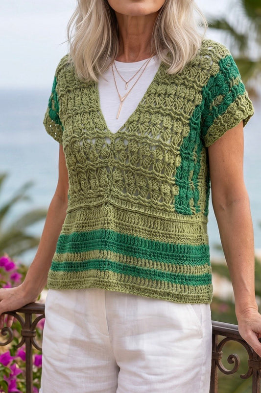 Crochet Pattern - Savanna Top (English+Spanish)