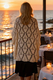 Crochet Pattern - Diamond Tears Cardigan (English + Spanish)