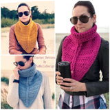 Crochet Cowl Pattern - Scarf Cowl Balker - TheMailoDesign - Scarves & Shawls - TheMailoDesign