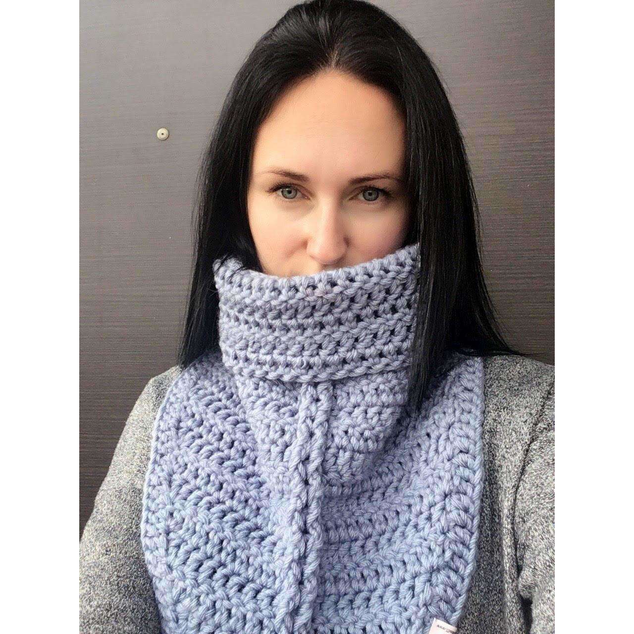 Crochet Cowl Pattern - Scarf Cowl Balker - TheMailoDesign - Scarves & Shawls - TheMailoDesign