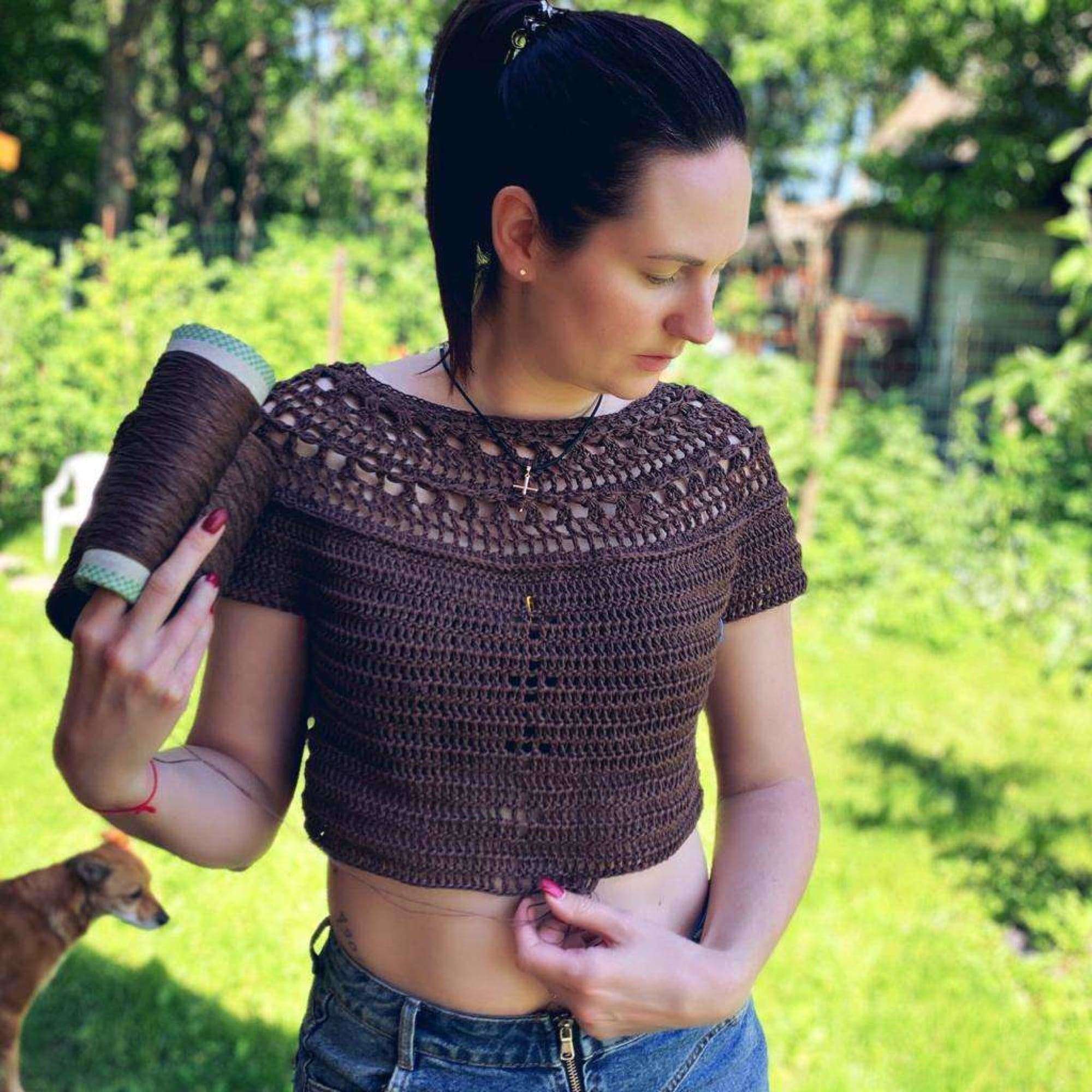 Crochet Pattern - Chantilly Top - TheMailoDesign - Dresses, Tops & Skirts - TheMailoDesign