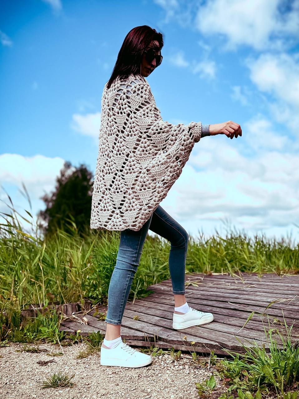 Crochet Pattern - Diamond Tears Cardigan - TheMailoDesign - Sweaters, Cardigans & Capes - TheMailoDesign