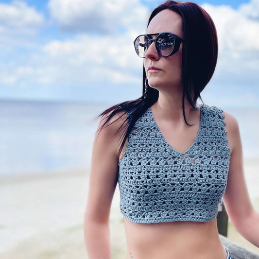 Crochet Pattern - Gregorian Top - TheMailoDesign - Dresses, Tops & Skirts - TheMailoDesign