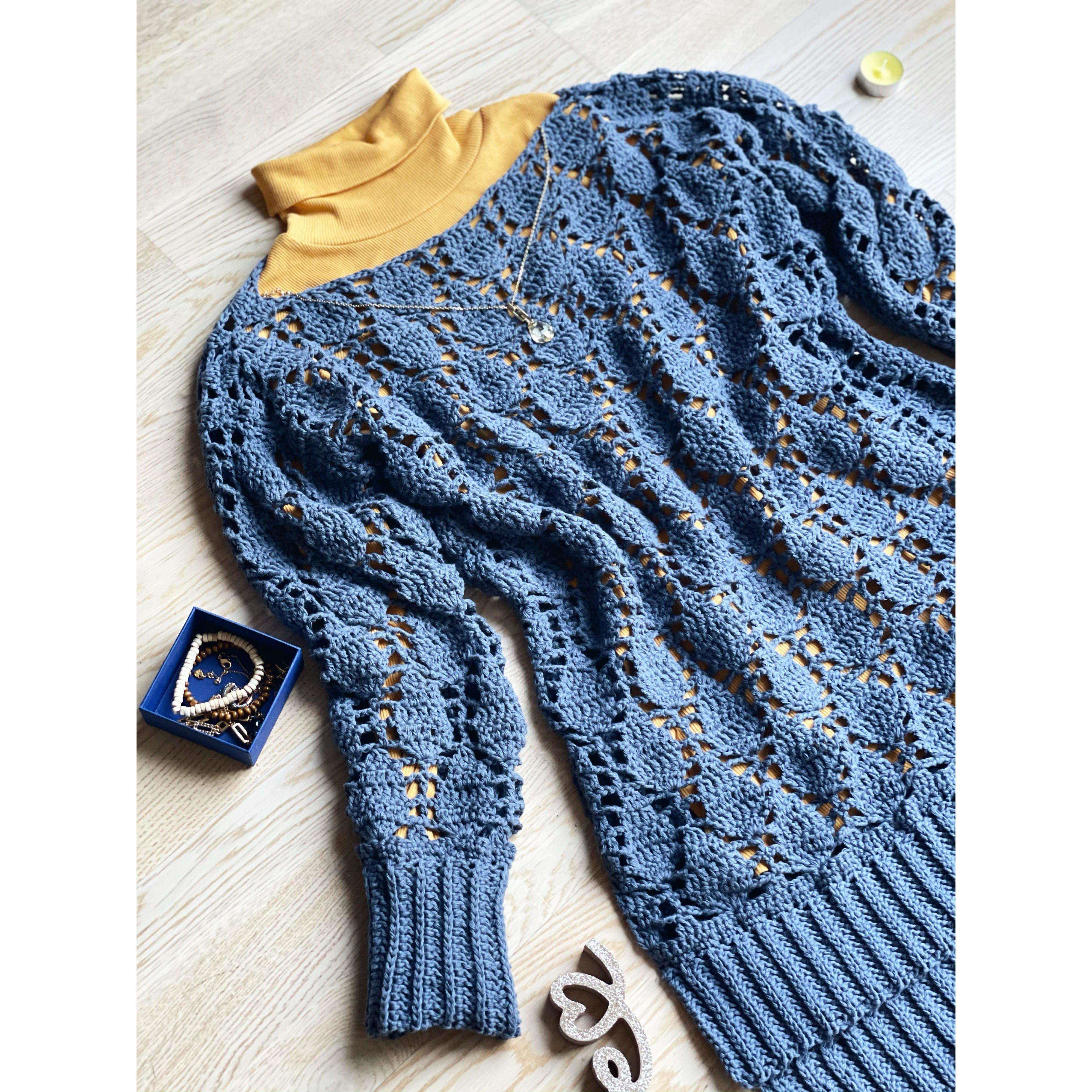 Crochet Pattern - No Name Sweater - TheMailoDesign - Sweaters, Cardigans & Capes - TheMailoDesign