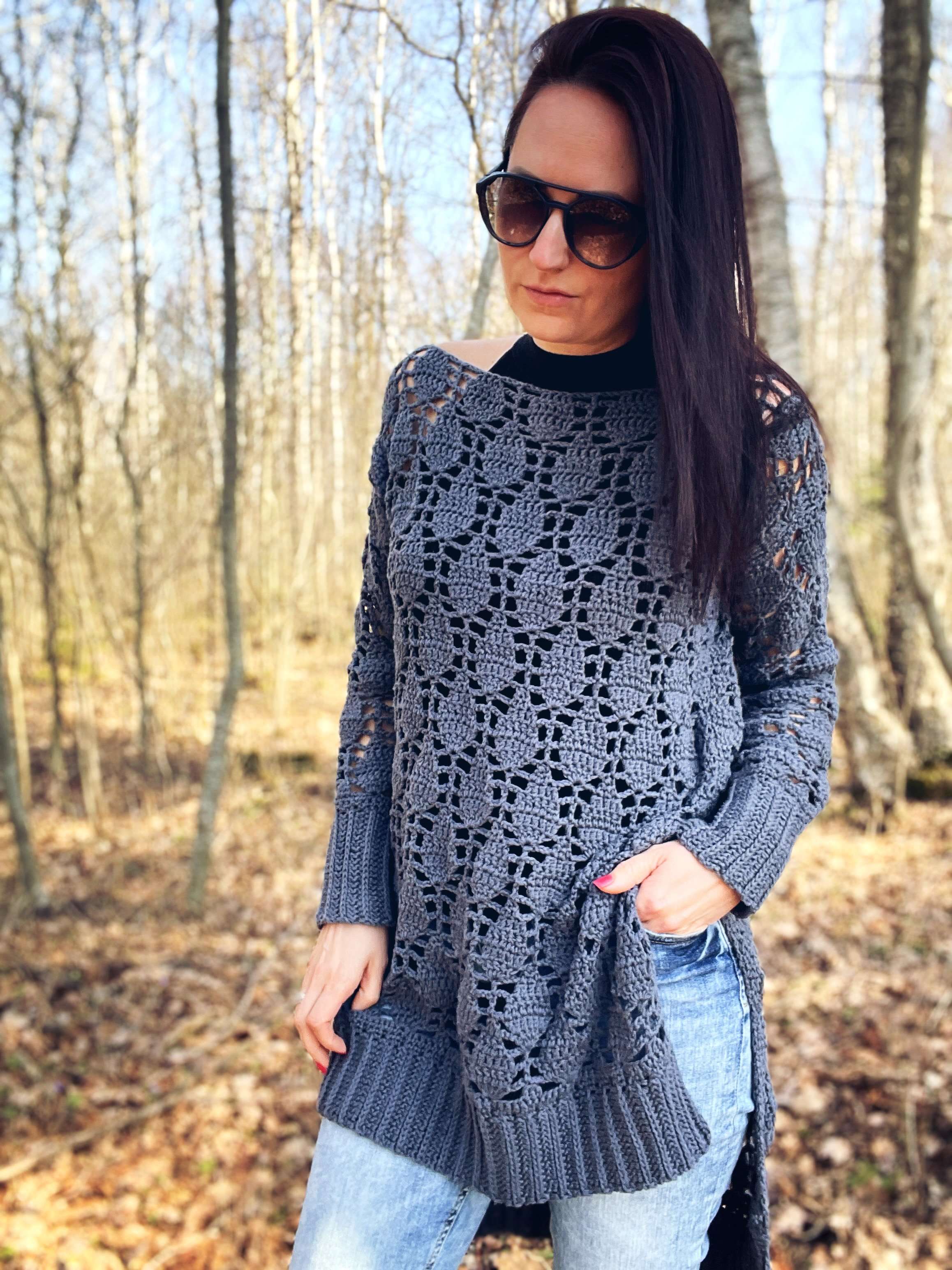 Crochet Pattern - No Name Sweater - TheMailoDesign - Sweaters, Cardigans & Capes - TheMailoDesign