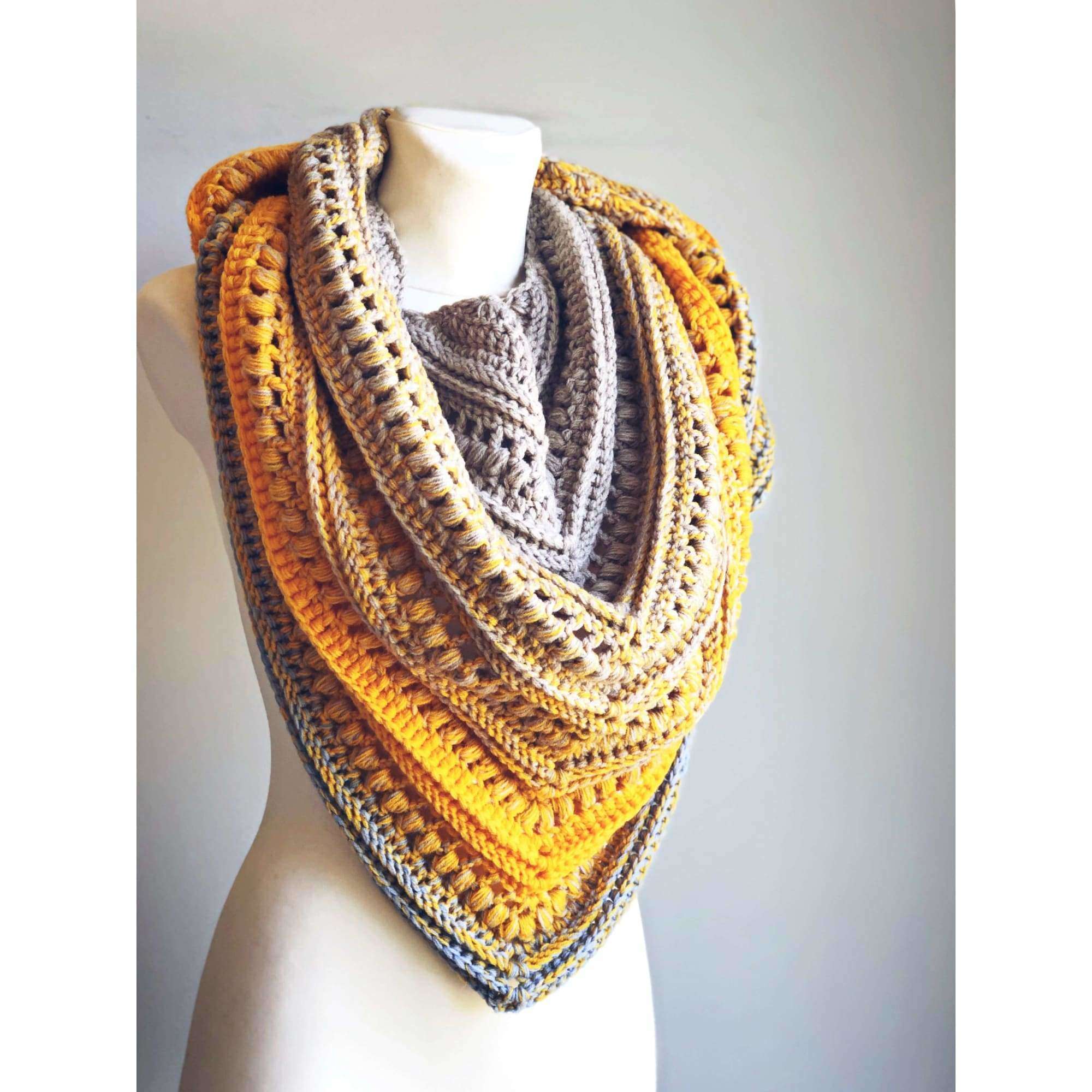 Crochet Pattern - Queen Shawl Wrap - TheMailoDesign - Scarves & Shawls - TheMailoDesign