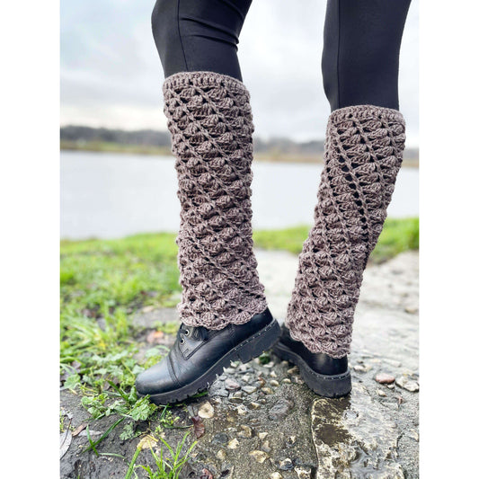 Crochet Pattern - Twirling Toes Boot Cuffs - TheMailoDesign - Lace Socks - TheMailoDesign