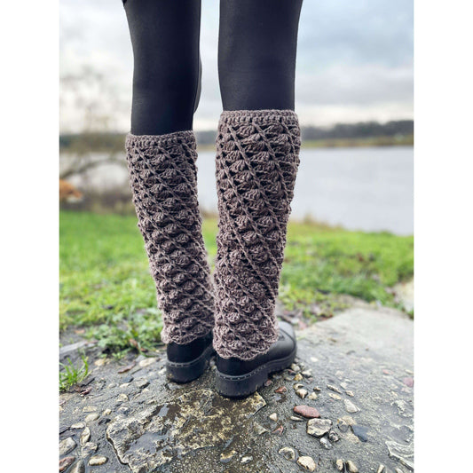 Crochet Pattern - Twirling Toes Boot Cuffs - TheMailoDesign - Lace Socks - TheMailoDesign