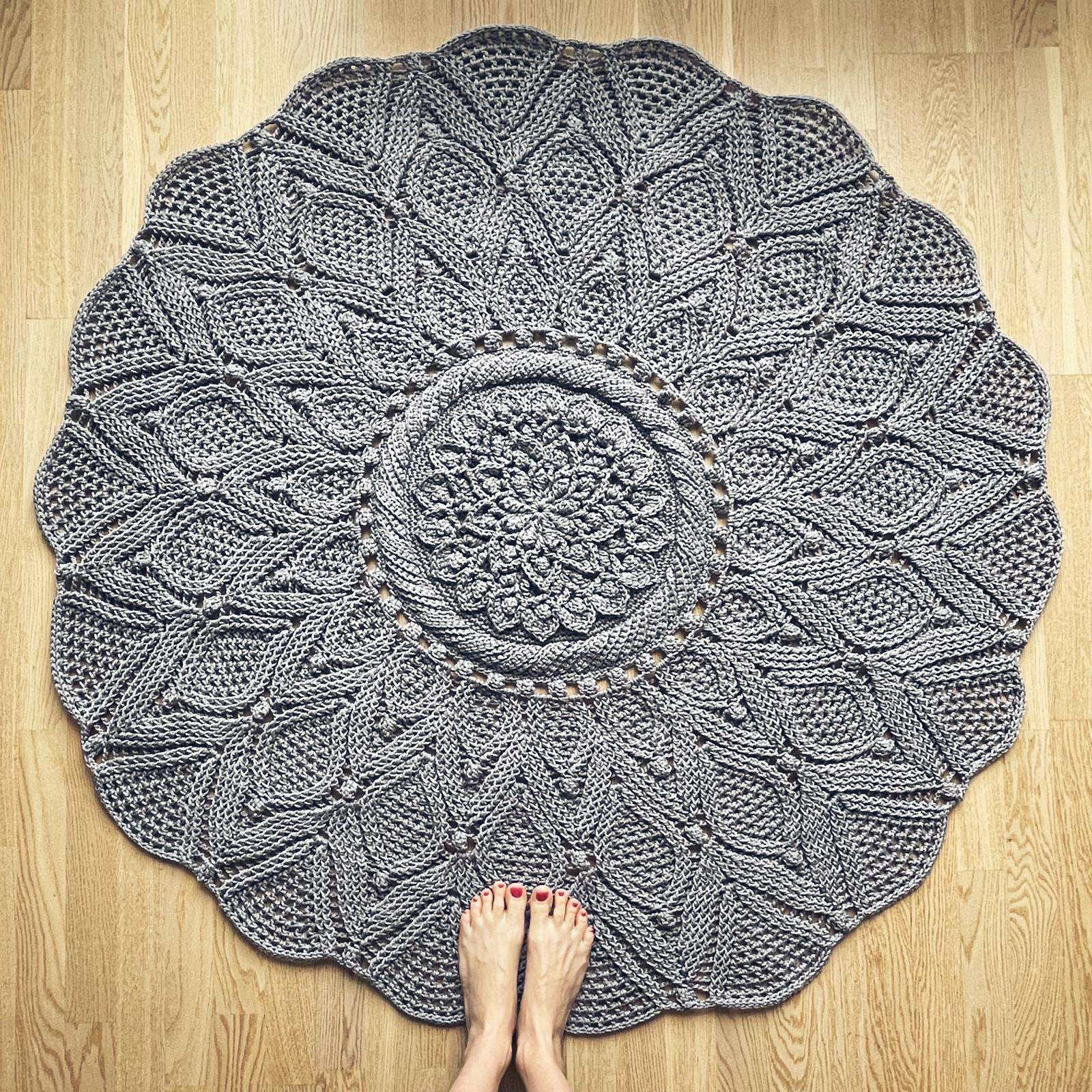 Crochet Rug - Aster - TheMailoDesign - Rugs - TheMailoDesign