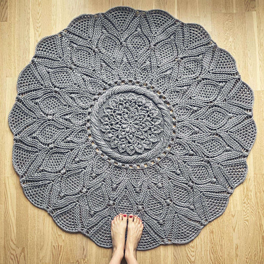 Crochet Rug - Aster - TheMailoDesign - Rugs - TheMailoDesign