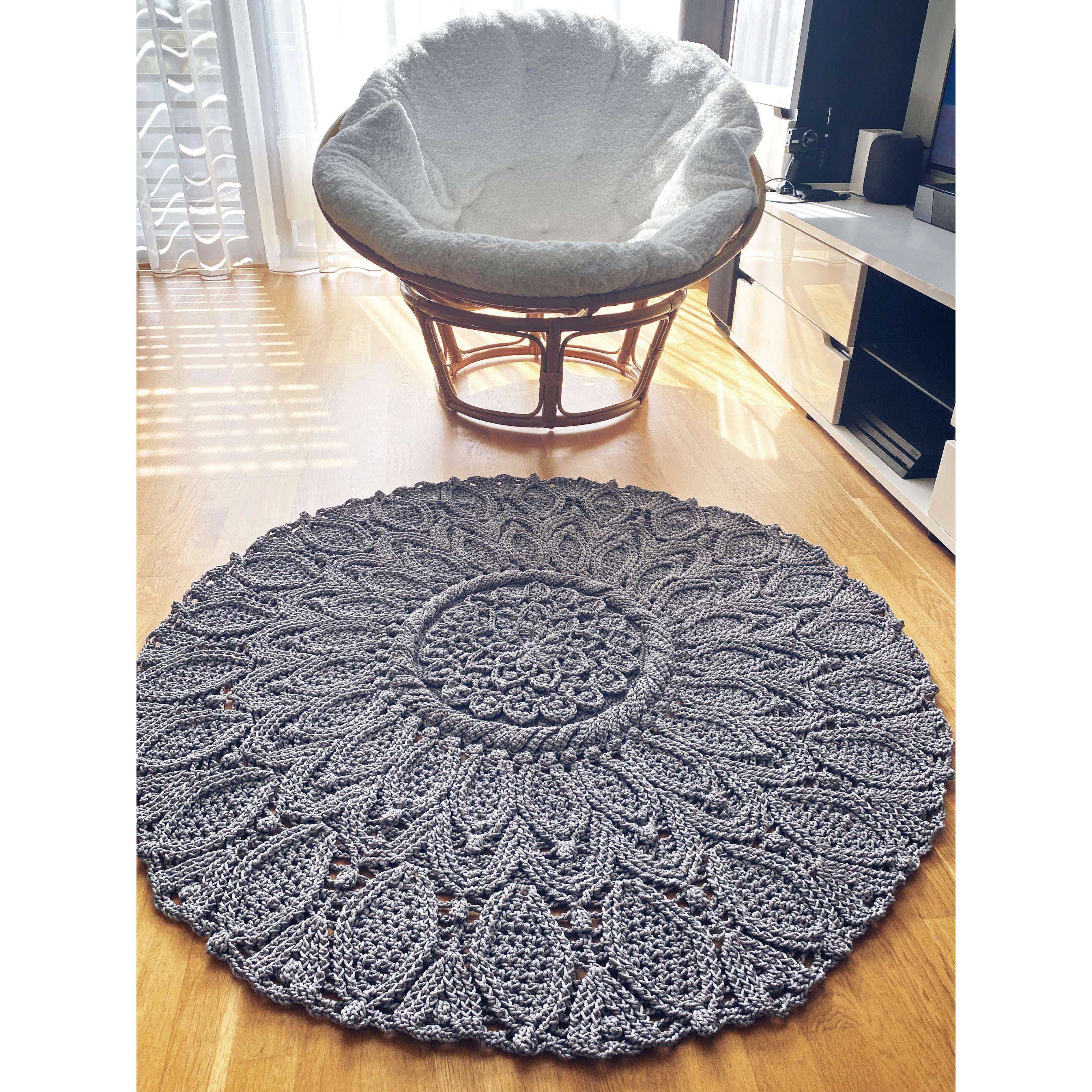 Crochet Rug - Aster - TheMailoDesign - Rugs - TheMailoDesign