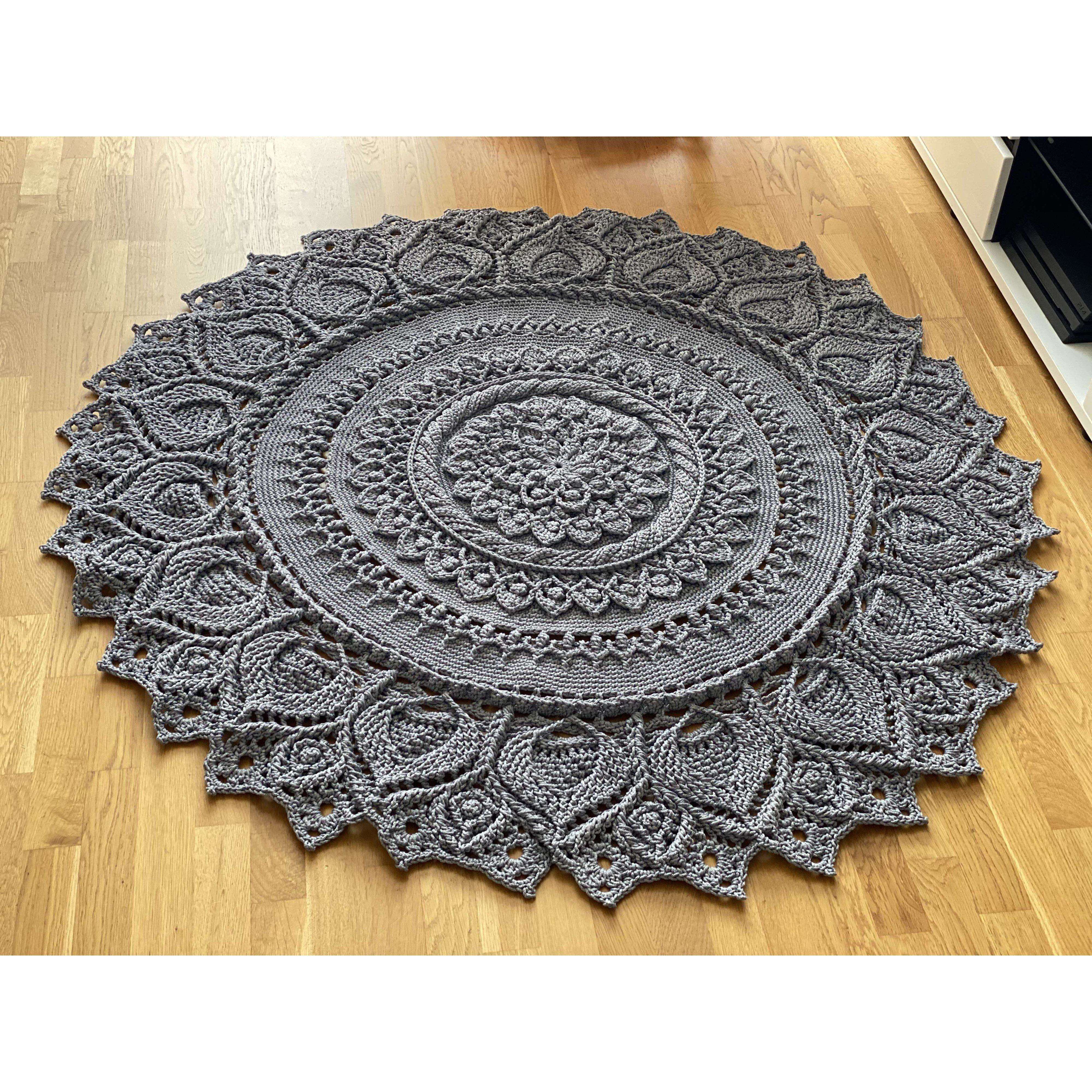 Crochet Rug - Leaves - TheMailoDesign - Rugs - TheMailoDesign