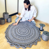 Crochet Rug - Leaves - TheMailoDesign - Rugs - TheMailoDesign