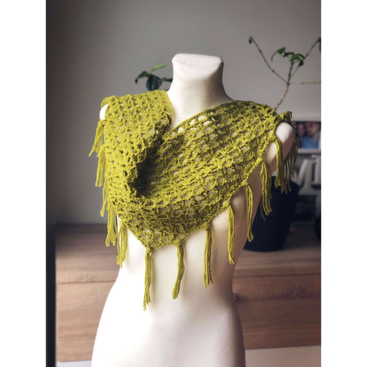 Easy Crochet Shawl Pattern - Lisa Shawl | Express Pattern - Just 2 Hours!! - TheMailoDesign - Scarves & Shawls - TheMailoDesign