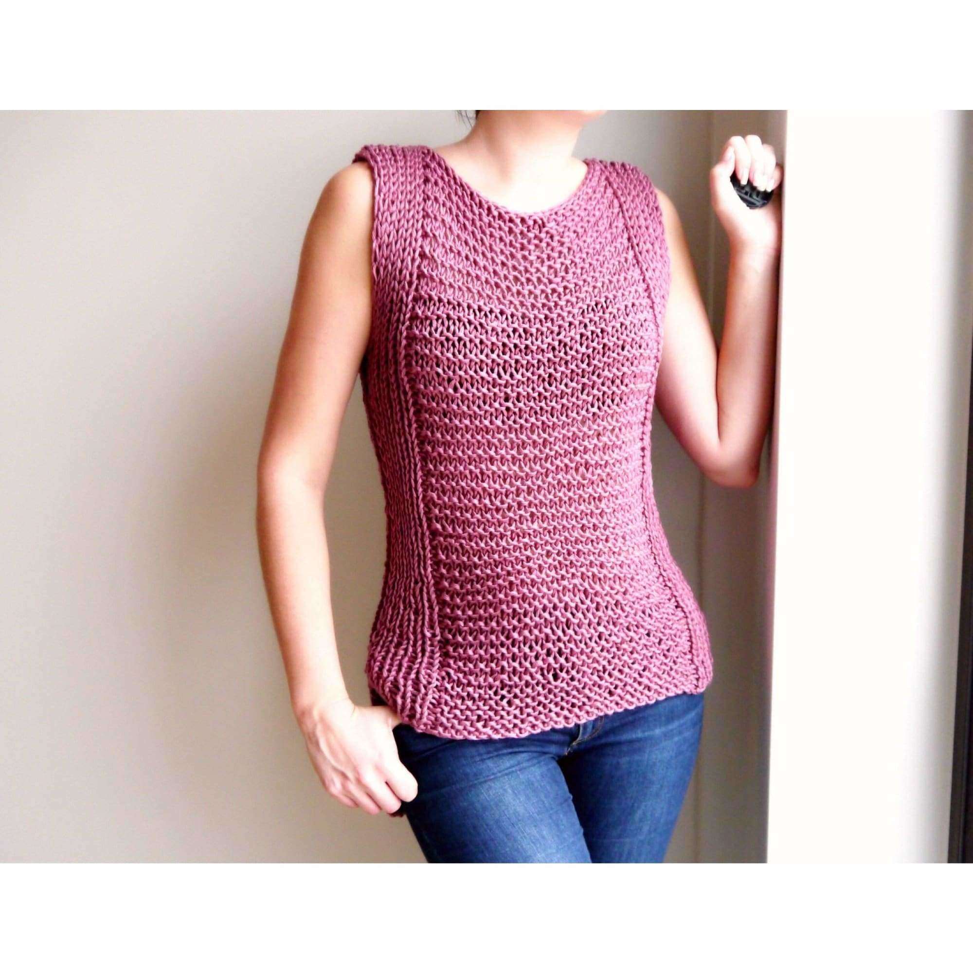 7 Tank Top Knitting Patterns – Knitting