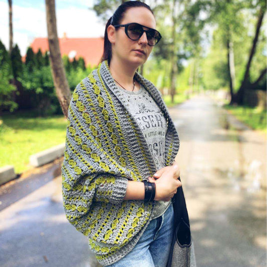 Patrón de Crochet – Cardigan Prana - TheMailoDesign - TheMailoDesign