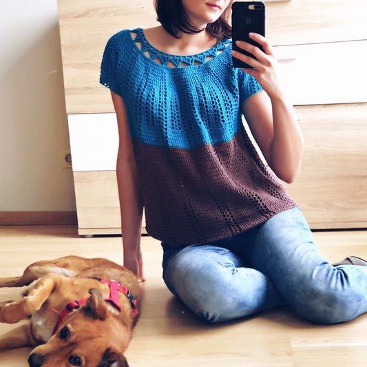 Patrón de Crochet – Top Horizon - TheMailoDesign - TheMailoDesign