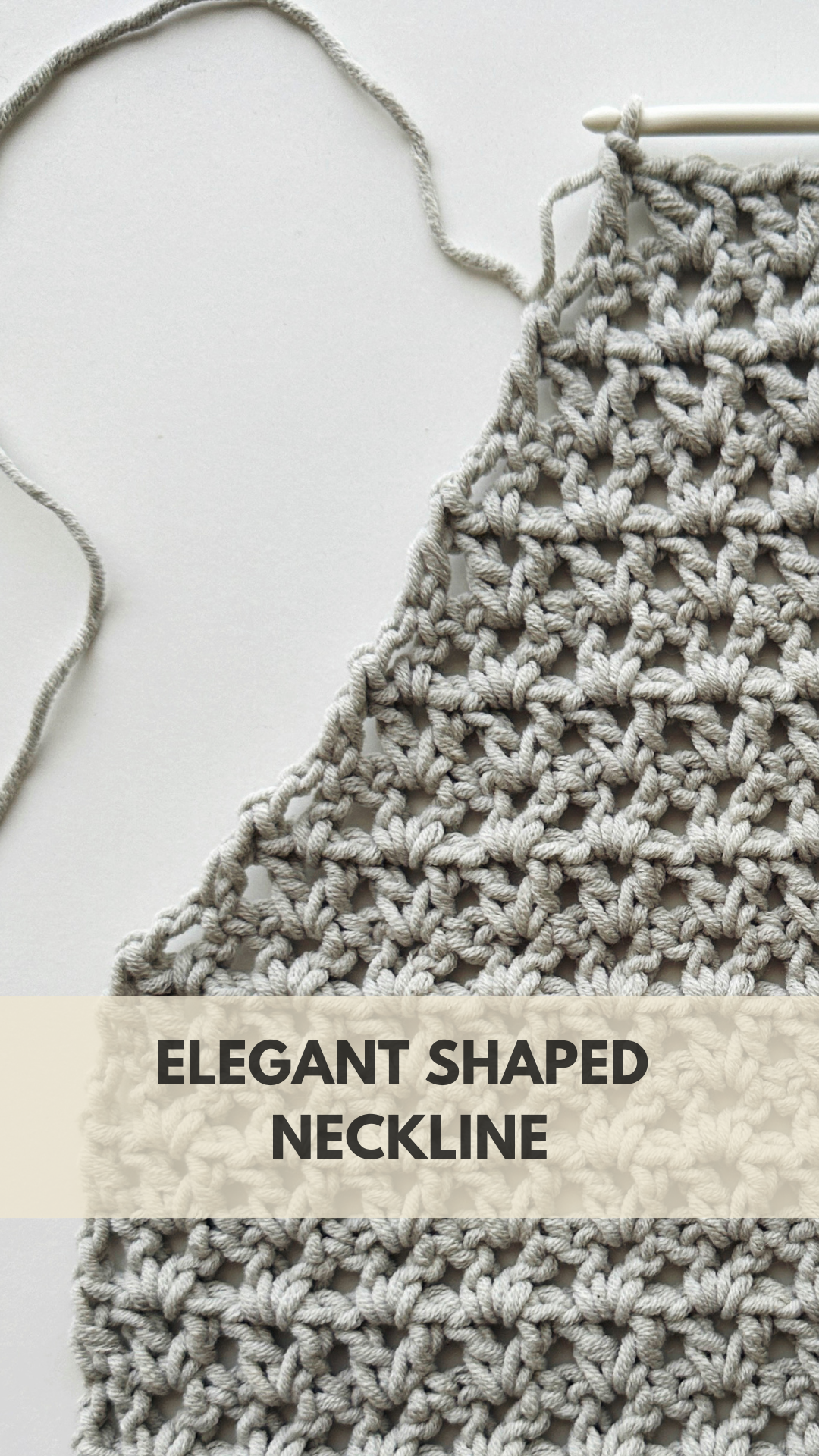 Decreasing for Elegant Shaped V-Stitch Neckline: A Simple Guide ...