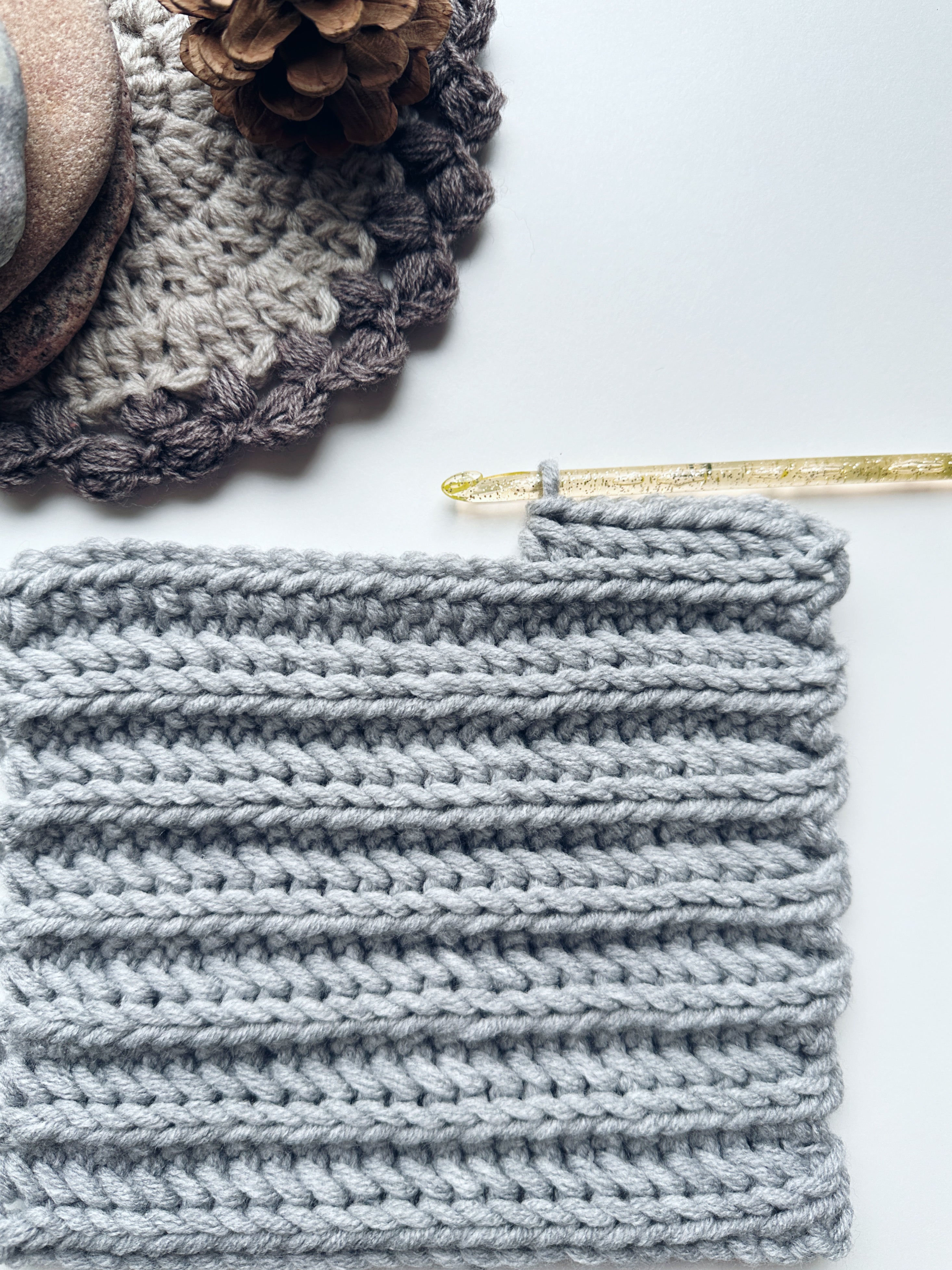 How To Crochet Knit Rib Stitch – TheMailoDesign