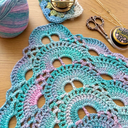 Free Virus Crochet Shawl Chart