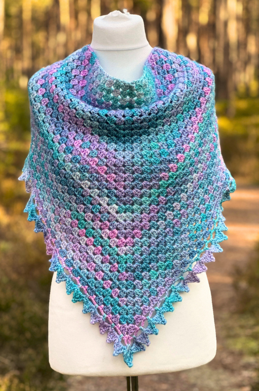 Crochet Pattern - Ocean Dreams Shawl
