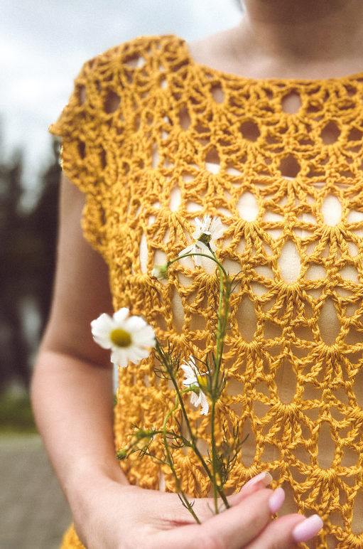 Crochet Pattern - Sienna Lace Dress