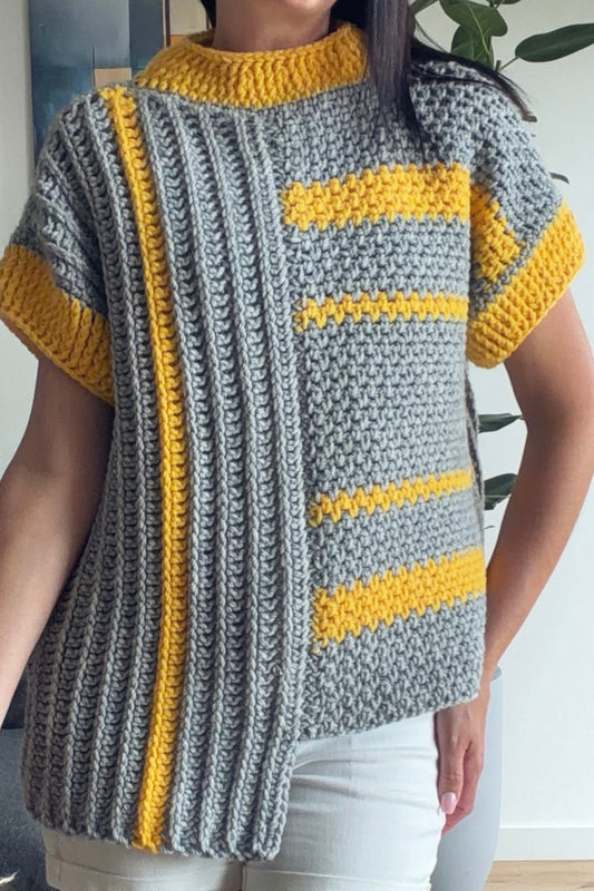 Crochet Pattern - Margot Sweater (English+Spanish)