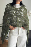 Crochet Pattern - Sea Bloom Poncho (English+Spanish)