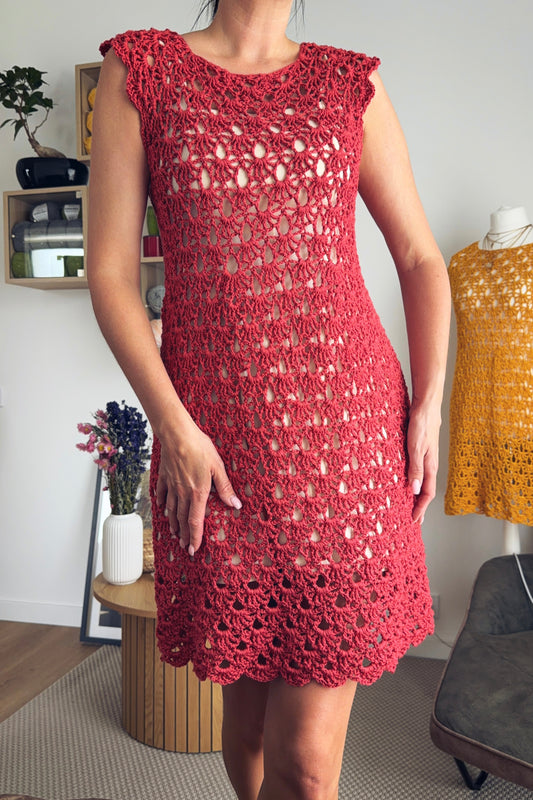 Crochet Pattern - Sienna Lace Dress (English+Spanish)