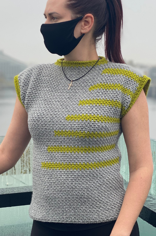 Crochet Pattern - Shadows In The Rain Vest