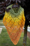 Crochet Pattern - Diamond Tears Shawl