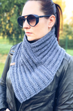 Crochet Pattern - Knit Look Marissa Cowl