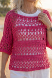 Crochet Pattern - Sunset Bloom Top (English+Spanish)