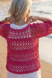 Crochet Pattern - Sunset Bloom Top (English+Spanish)