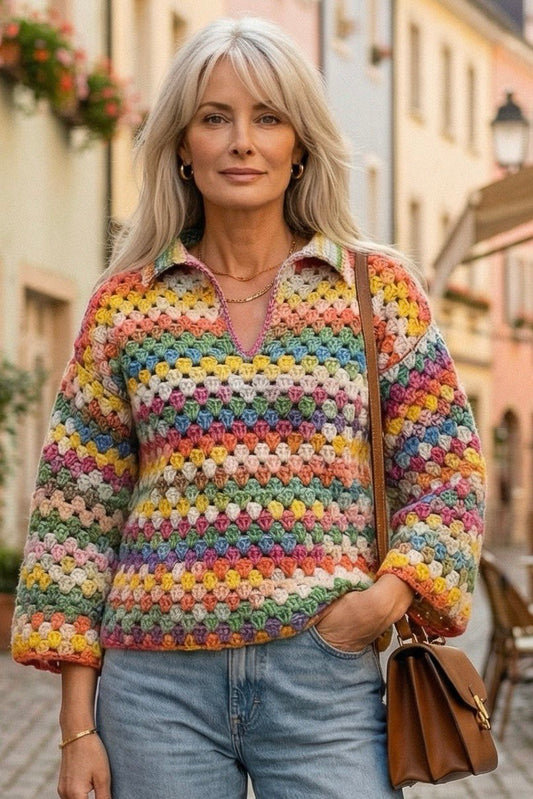 Crochet Pattern - Mocktaily Sweater (English+Spanish)