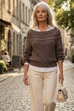 Crochet Pattern - Chantilly Sweater (English + Spanish)