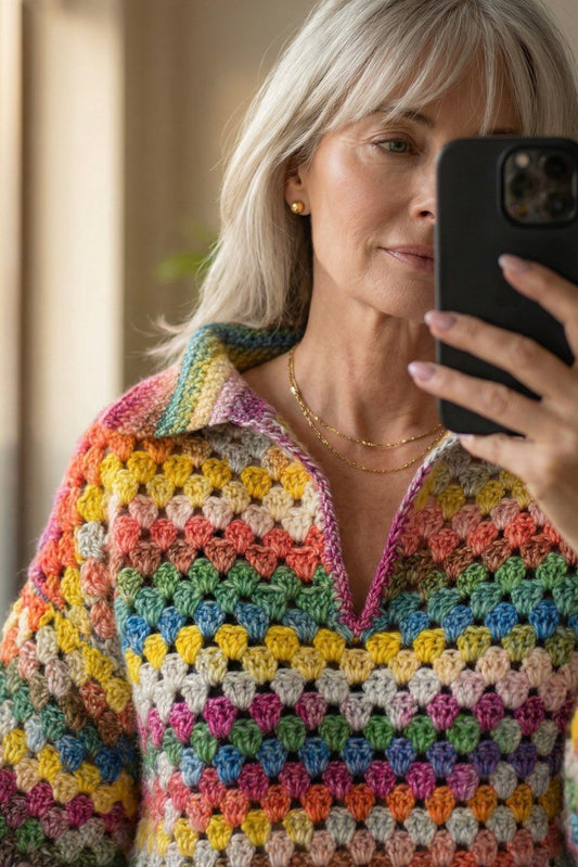 Crochet Pattern - Mocktaily Sweater (English+Spanish)